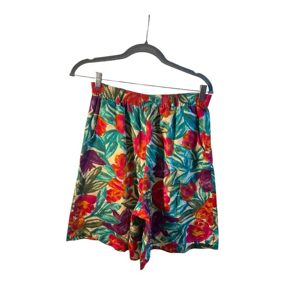 Cristin Stevens Women’s Vintage Multicolor Floral Top and Shorts Set Size M - Picture 6 of 15